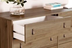 Aprilyn Honey Six Drawer Dresser -Signature Design by Ashley EB1187 231 dresser 3