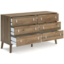 Aprilyn Honey Six Drawer Dresser -Signature Design by Ashley EB1187 231 dresser 7