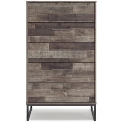 Neilsville Five Drawer Chest (Multi Gray) -Signature Design by Ashley EB2120 245 chest 3