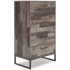 Neilsville Five Drawer Chest (Multi Gray) -Signature Design by Ashley EB2120 245 chest 4