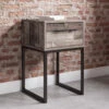 Neilsville One Drawer Nightstand (Multi Gray)