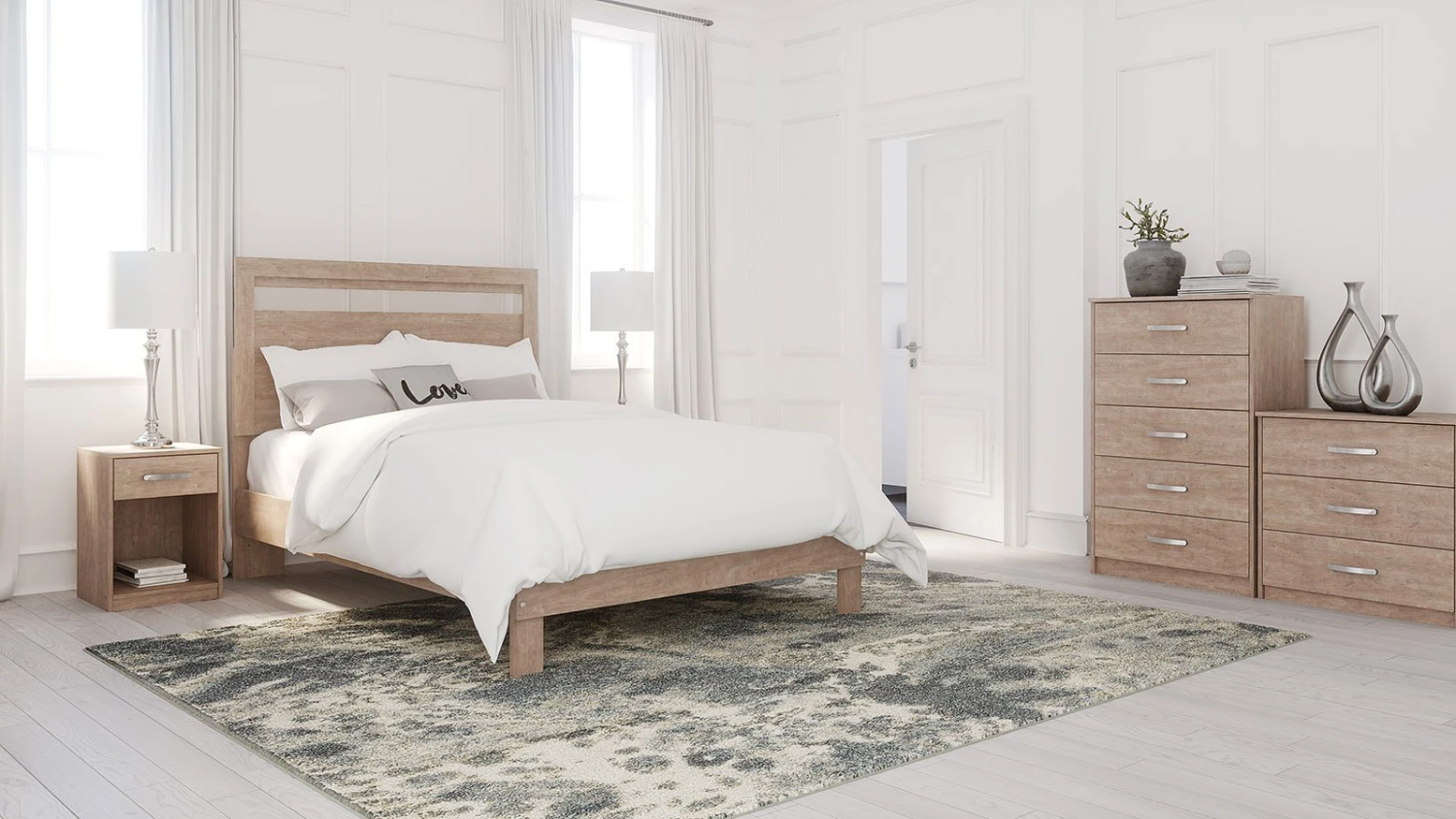 Flannia Platform Bedroom Set 1 Flannia Platform Bedroom Set