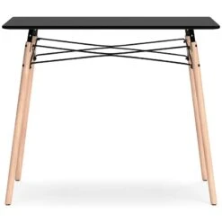 Jaspeni Home Office Desk (Black And Natural) -Signature Design by Ashley H020 10 desk 3