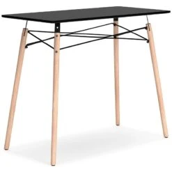 Jaspeni Home Office Desk (Black And Natural) -Signature Design by Ashley H020 10 desk 4