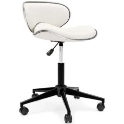 Beauenali Home Office Desk Chair (White) -Signature Design by Ashley H190 02 office chair 3