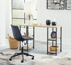Waylowe Home Office Set W/ Shelf Desk 9 Waylowe Home Office Set W/ Shelf Desk -Signature Design by Ashley H211 27 17 H200 09 set 2