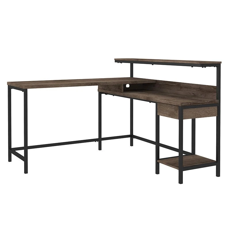 Arlenbry L-Desk W/ Hutch 1 Arlenbry L-Desk W/ Hutch