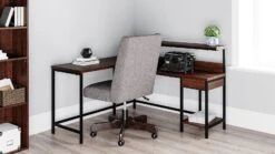 Camiburg Home Office Set W/ L-Desk 12 Camiburg Home Office Set W/ L-Desk -Signature Design by Ashley H283 24 17 set 2