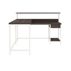 Dorrinson L-Desk W/ Hutch