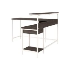 Dorrinson L-Desk W/ Hutch -Signature Design by Ashley H287 24 desk 4