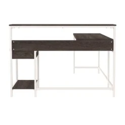 Dorrinson L-Desk W/ Hutch -Signature Design by Ashley H287 24 desk 5