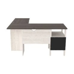 Dorrinson L-Shaped Home Office Set 12 Dorrinson L-Shaped Home Office Set -Signature Design by Ashley H287 34 34R desk 5