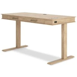 Elmferd Adjustable Height Desk W/ Wireless Charging -Signature Design by Ashley H302 29 desk 4