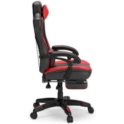 Lynxtyn Home Office Swivel Desk Chair (Red And Black) -Signature Design by Ashley H400 04A chair 4