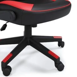 Lynxtyn Office Swivel Desk Chair (Red And Black) -Signature Design by Ashley H400 05A chair 6
