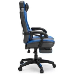 Lynxtyn Home Office Swivel Desk Chair (Blue And Black) -Signature Design by Ashley H400 06A chair 4