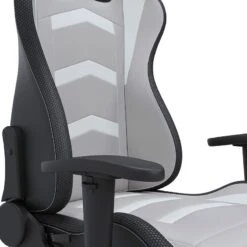 Lynxtyn Office Swivel Desk Chair W/ LED Lighting (White And Gray) -Signature Design by Ashley H400 08A chair 9