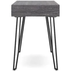 Strumford Charcoal Home Office Desk -Signature Design by Ashley H449 110 desk 3