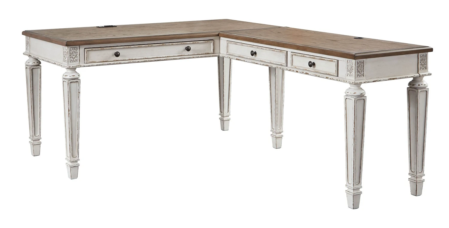 Realyn L-Shaped Home Office Desk 2 Realyn L-Shaped Home Office Desk - Image 2