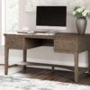 Janismore Home Office Set W/ Storage Leg Desk