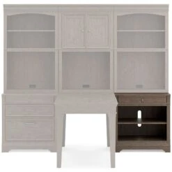 Janismore Home Office Set W/ Storage Leg Desk -Signature Design by Ashley H776 41B bookcase base 1 1