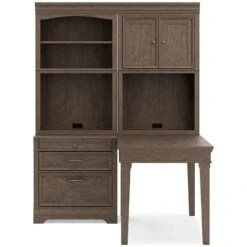 Janismore 4-Piece Bookcase Wall Unit W/ Desk -Signature Design by Ashley H776 44 40B 40T 41T wall unit 3