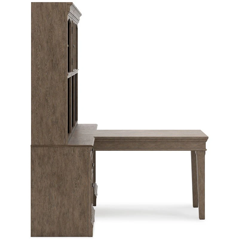 Janismore 6-Piece Bookcase Wall Unit W/ Desk 4 Janismore 6-Piece Bookcase Wall Unit W/ Desk - Image 4