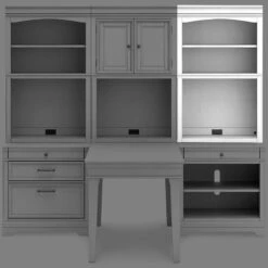 Kanwyn Modular Home Office Set -Signature Design by Ashley H777 40T bookcase hutch 1