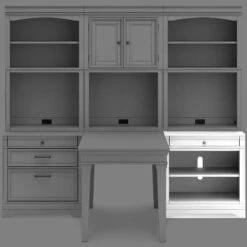 Kanwyn Modular Home Office Set -Signature Design by Ashley H777 41B bookcase base 1