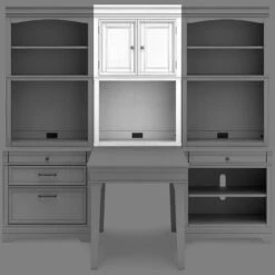 Kanwyn Modular Home Office Set -Signature Design by Ashley H777 41T door hutch 1