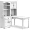 Kanwyn 4-Piece Bookcase Wall Unit W/ Desk