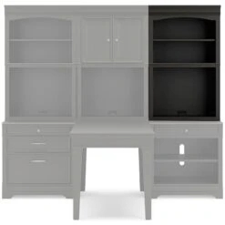Beckincreek Executive Home Office Set -Signature Design by Ashley H778 40T bookcase hutch 1 1