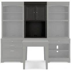 Beckincreek Executive Home Office Set -Signature Design by Ashley H778 41T door hutch 1 1
