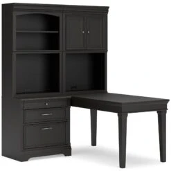 Beckincreek 4-Piece Bookcase Wall Unit W/ Desk