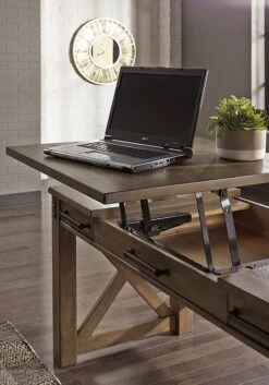 Aldwin Lift Top Home Office Desk -Signature Design by Ashley H837 54 desk 3