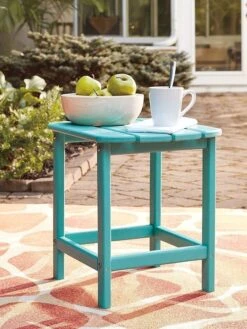 Sundown Treasure Fire Pit Table Set W/ Turquoise Chairs 35 Sundown Treasure Fire Pit Table Set W/ Turquoise Chairs -Signature Design by Ashley P012 703 table 1