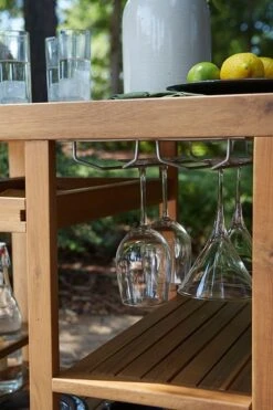 Kailani Serving Cart (Light Brown) -Signature Design by Ashley P030 660 serving cart 6