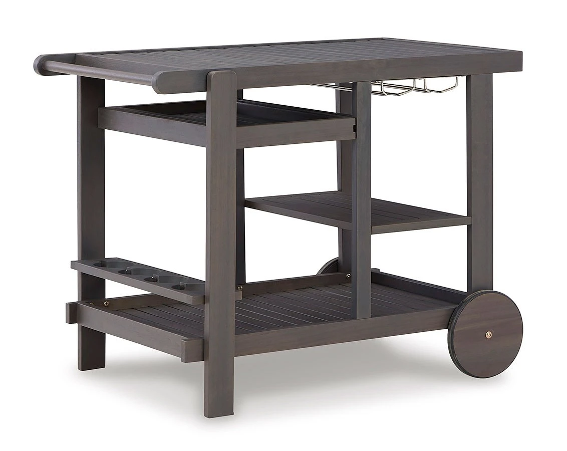 Kailani Serving Cart (Gray) 10 Kailani Serving Cart (Gray) - Image 10