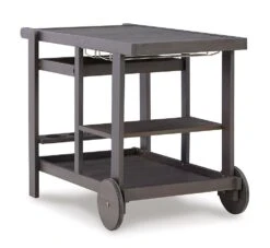 Kailani Serving Cart (Gray) 21 Kailani Serving Cart (Gray) -Signature Design by Ashley P030 661 serving cart 11