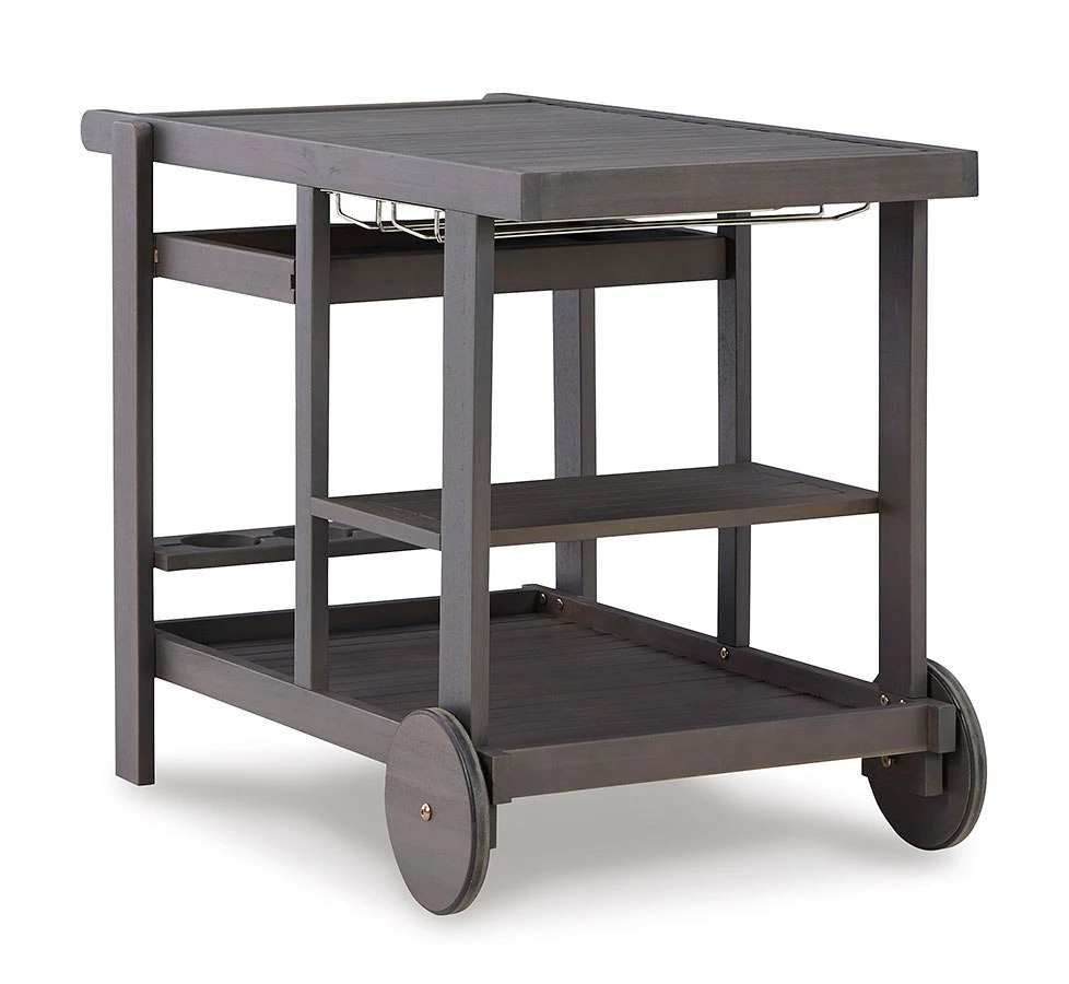 Kailani Serving Cart (Gray) 11 Kailani Serving Cart (Gray) - Image 11