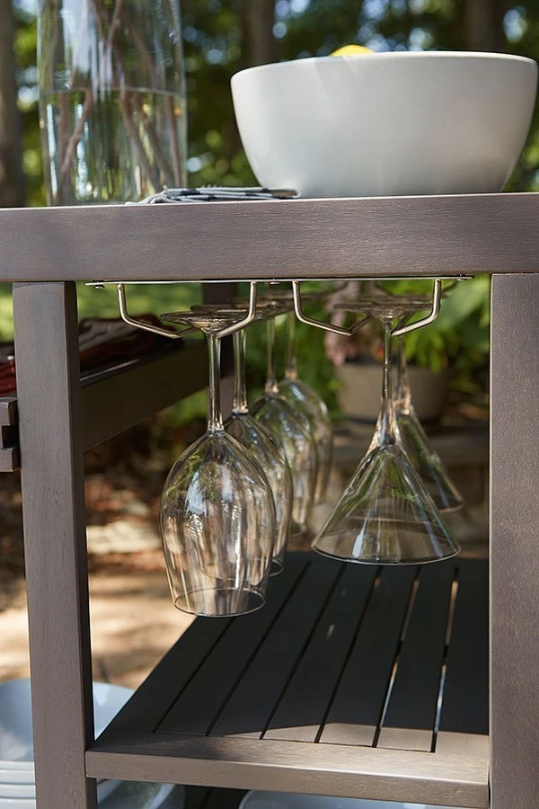 Kailani Serving Cart (Gray) 6 Kailani Serving Cart (Gray) - Image 6