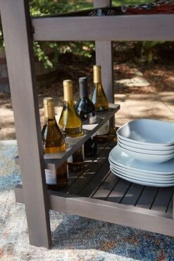 Kailani Serving Cart (Gray) 17 Kailani Serving Cart (Gray) -Signature Design by Ashley P030 661 serving cart 7