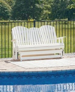 Hyland Wave Outdoor Seating Set (White) -Signature Design by Ashley P111 835 loveseat 1