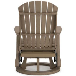 Hyland Wave Outdoor Swivel Glider Chair (Driftwood) 9 Hyland Wave Outdoor Swivel Glider Chair (Driftwood) -Signature Design by Ashley P114 820 chair 5