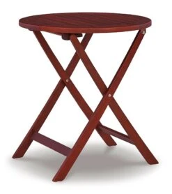 Safari Peak 3-Piece Outdoor Folding Bistro Set (Brown) -Signature Design by Ashley P201 049 set 5