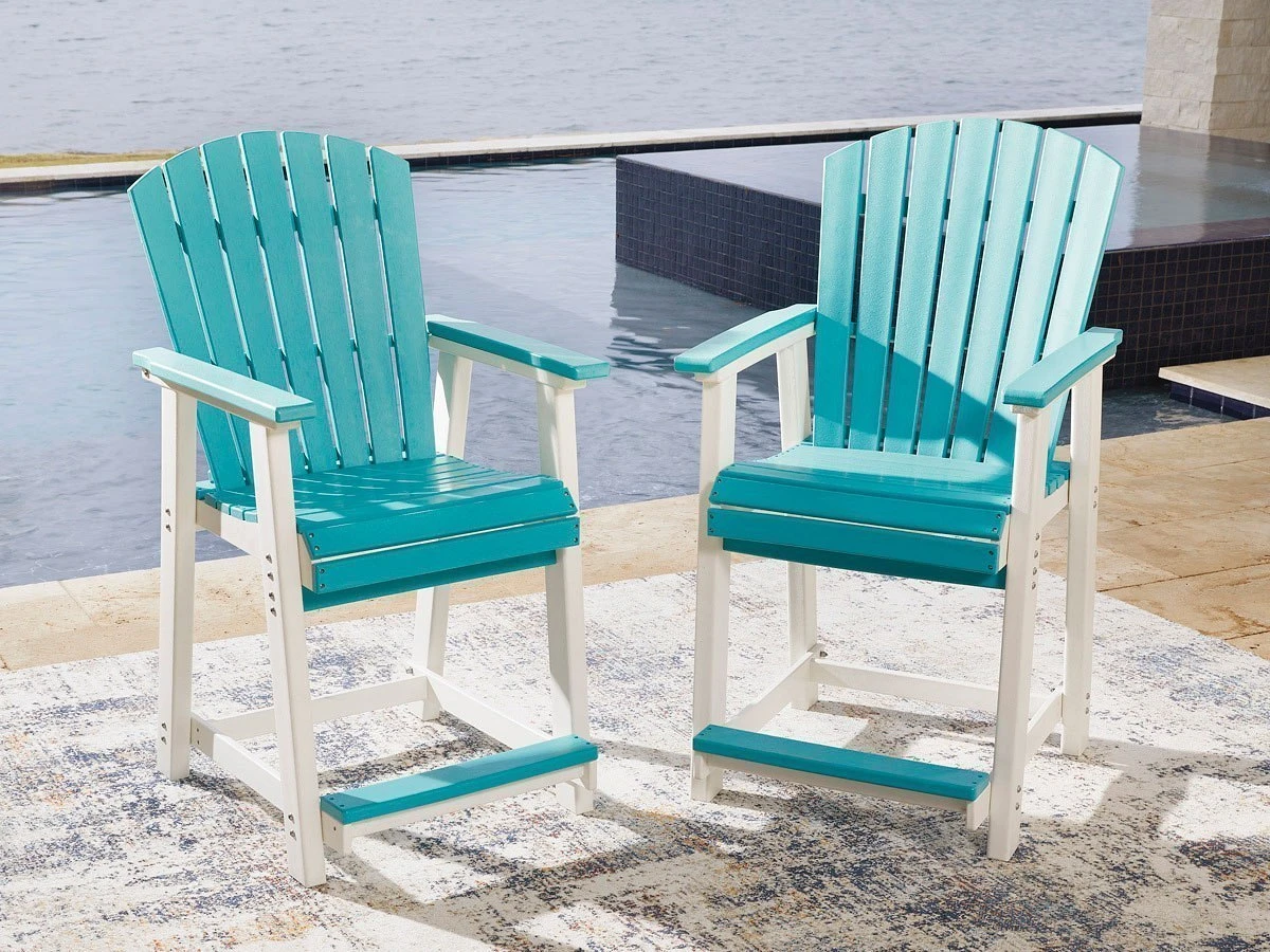 Eisely Outdoor Counter Height Chair (Set Of 2) 1 Eisely Outdoor Counter Height Chair (Set Of 2)