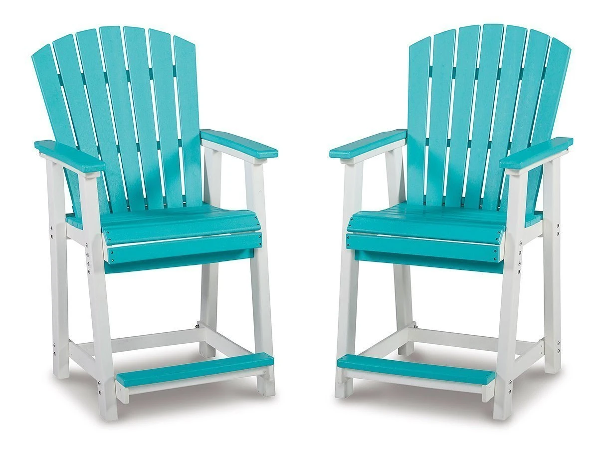 Eisely Outdoor Counter Height Chair (Set Of 2) 3 Eisely Outdoor Counter Height Chair (Set Of 2) - Image 3
