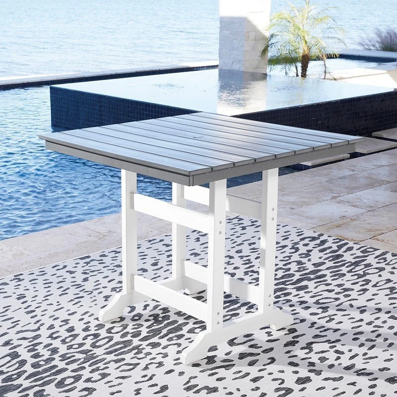 Transville Outdoor Square Counter Height Dining Set 3 Transville Outdoor Square Counter Height Dining Set - Image 3