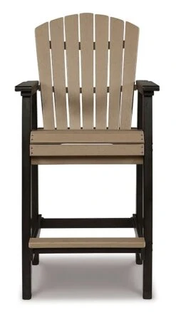 Fairen Trail Outdoor Bar Table Set -Signature Design by Ashley P211 130 barstool 3 1