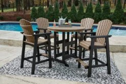 Fairen Trail Outdoor Bar Table Set -Signature Design by Ashley P211 613 130 bar set 2